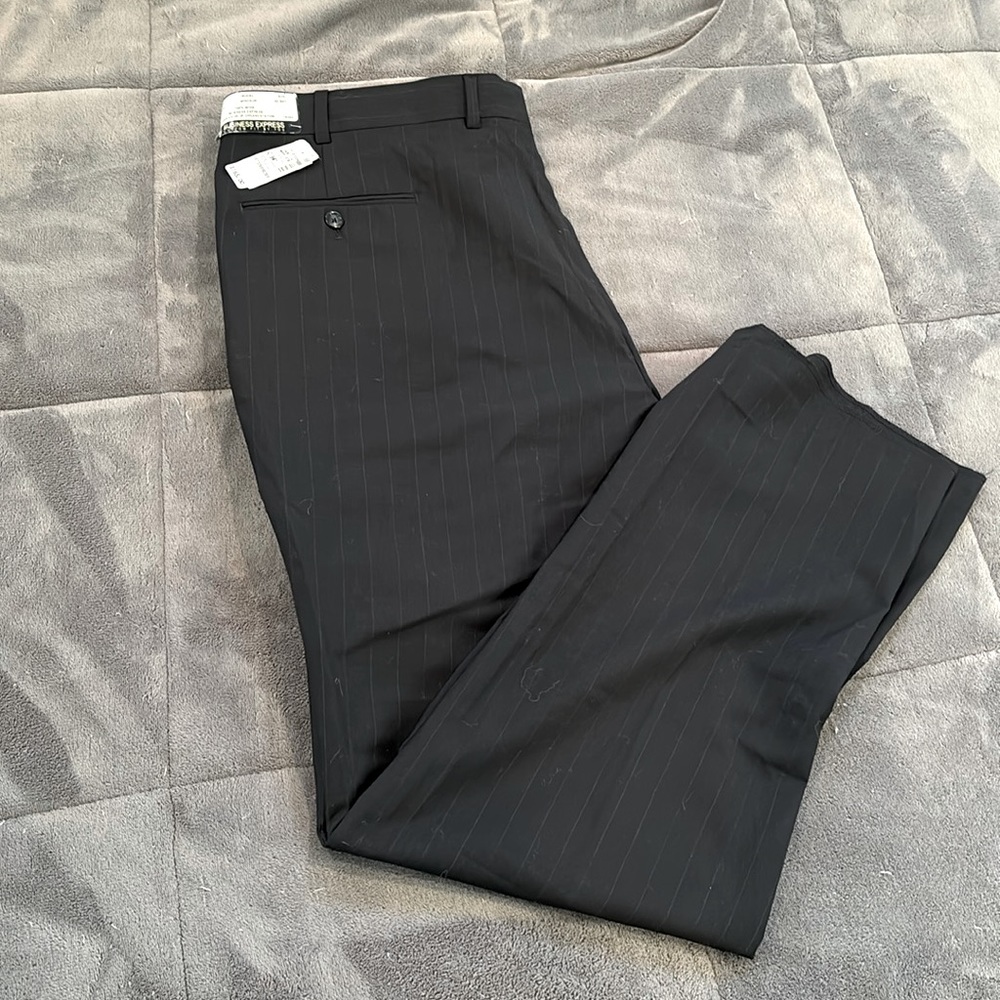 Men’s pinstripe wool pants